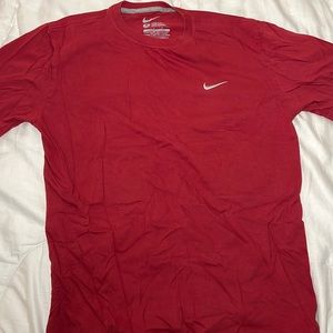 Red Nike tee